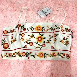 Embroided  top